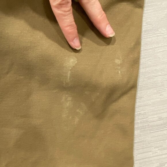 CAT Caterpillar Work Pants Mens 40 x 30 Brown Canvas Fleece Lined Insulated DIRT - Picture 6 of 14